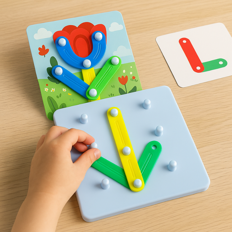 Wooden Stacking Toy for Kids | Enhances Creativity and Motor Skills