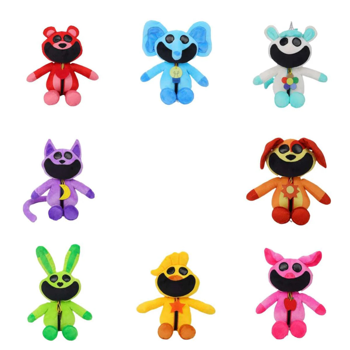 Plush Animal Toys | Soft 30cm Smiling Cuddly Friends