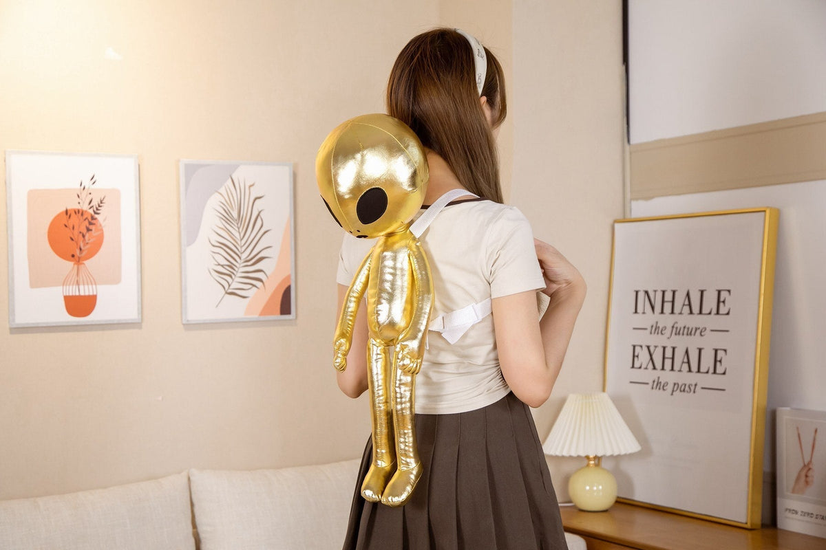 Alien Plush Backpack Toy | Soft, Cuddly Companion for Kids