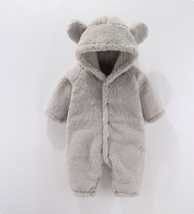 Cozy Baby Fleece Romper | Warmth and Comfort for Newborns