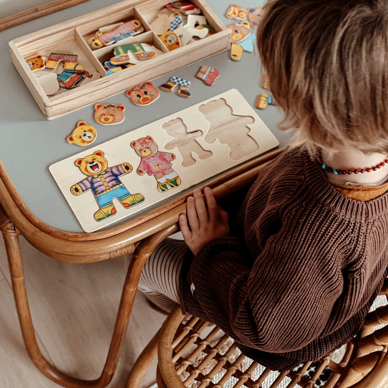 Dress-Up Puzzle Toy | Interchangeable Outfit Pieces for Imaginative Play