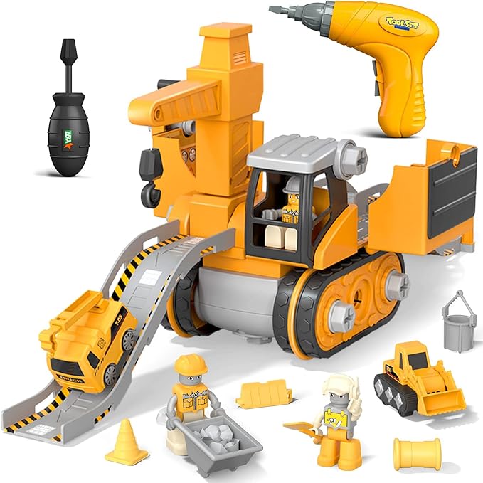 Construction Vehicle Playset | 3-in-1 Fun for Kids