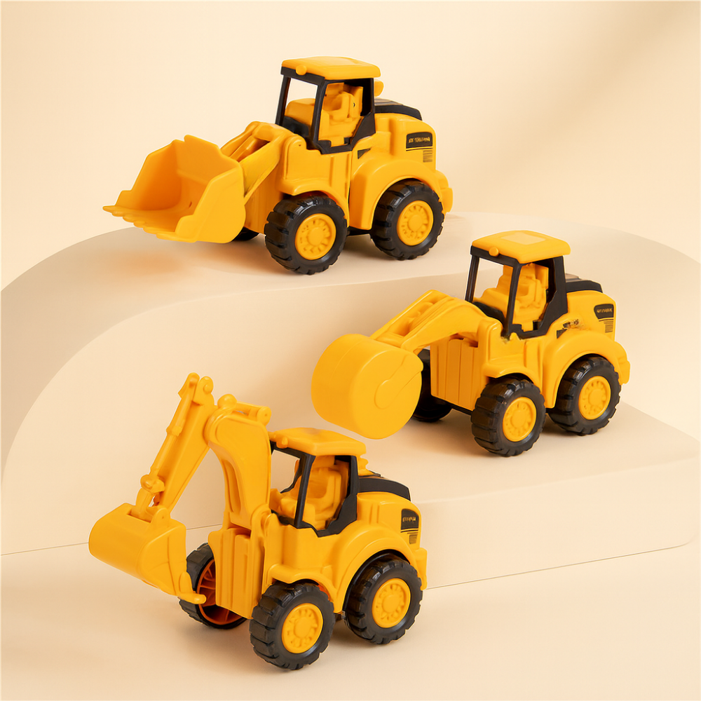 Construction Toy Vehicle Set | Interactive Learning for Ages 2-5