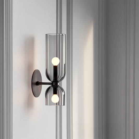 Glass Wall Lamp | Elegant Minimalist Design for Cozy Spaces