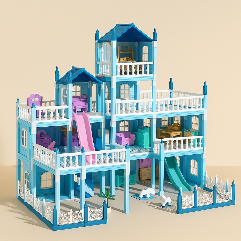 DIY 3D Dollhouse Kit | Creative Miniature Craft Set for Kids