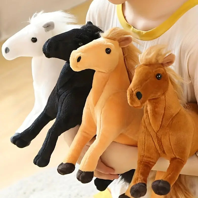 Cuddly Horse Plush Toy | Soft, Realistic, Perfect for Hugs