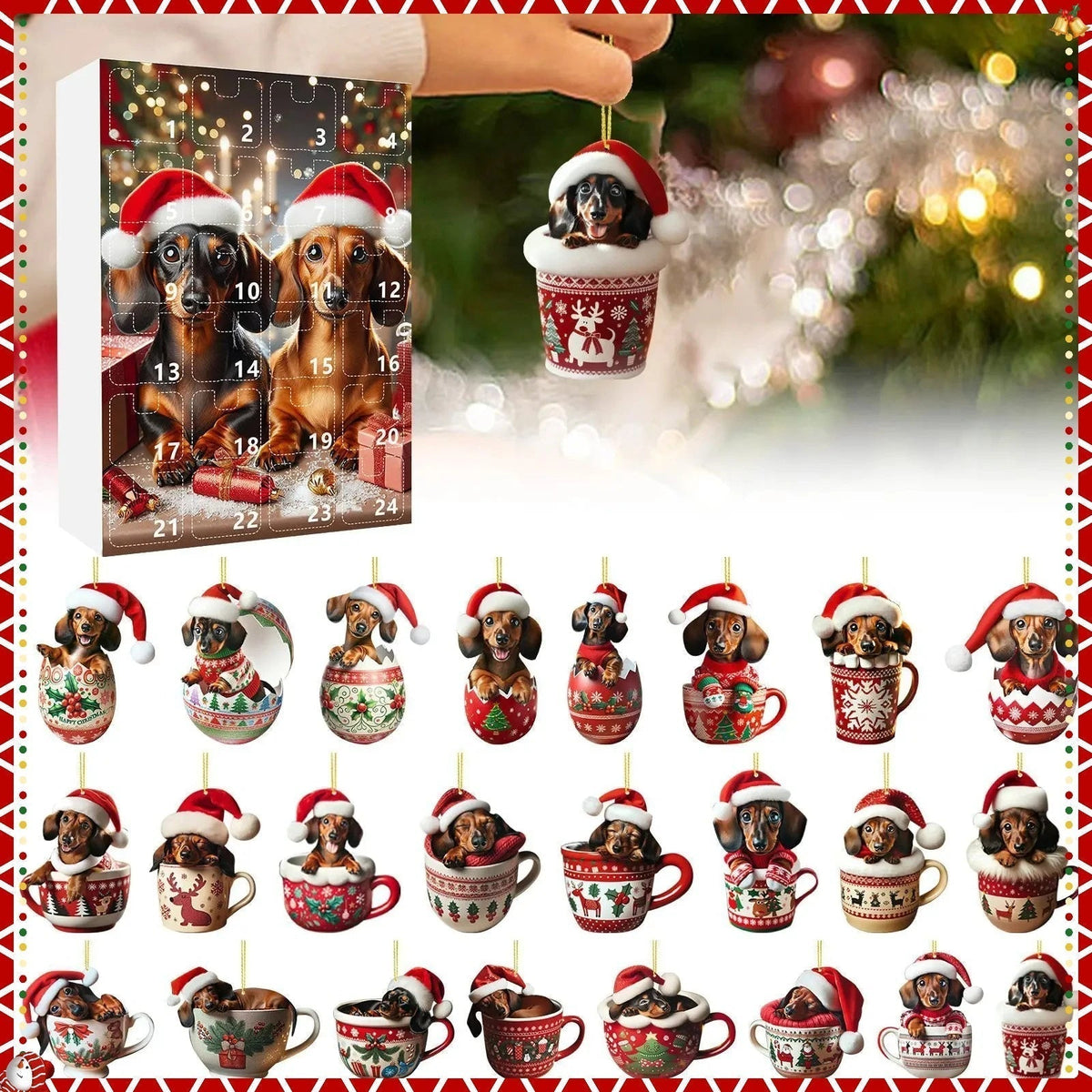 Dachshund Advent Calendar | Festive Countdown with 24 Surprises