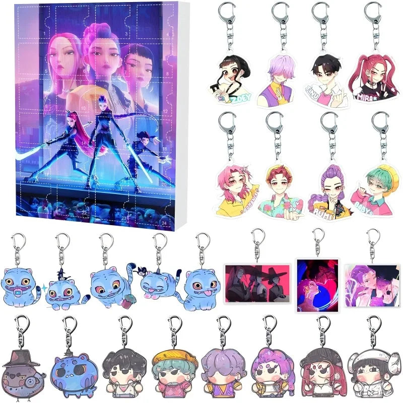 K-Pop Advent Calendar | 24 Exclusive Demon Keychains