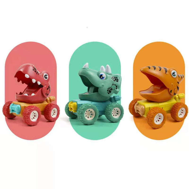 Dinosaur Monster Truck Toy | Realistic Design with Push Mechanism