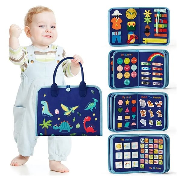 Montessori Learning Book for Toddlers | Develops Fine Motor Skills and Confidence