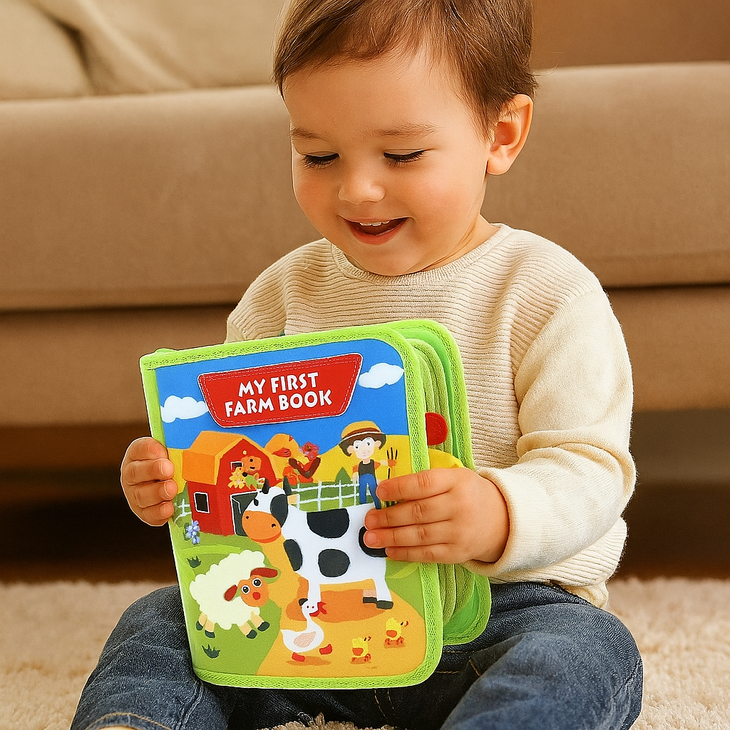 Farm Animal Learning Book | Interactive Fun for Early Readers