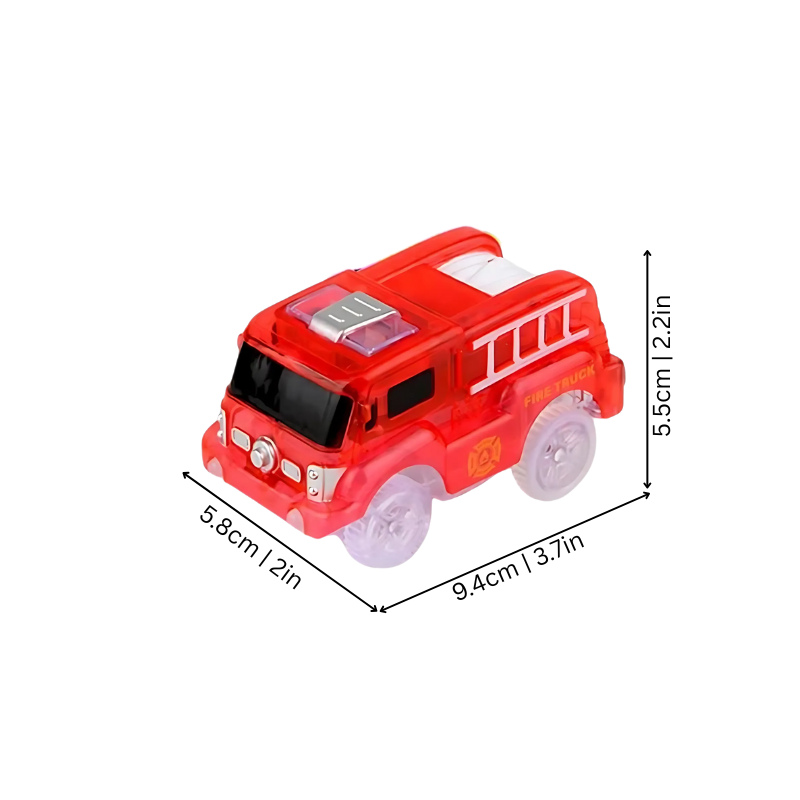 LED Racing Cars Set | Bright Lights for Imaginative Play