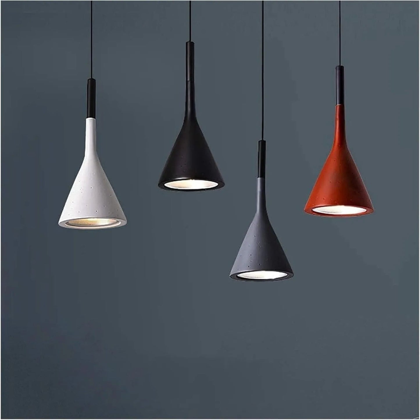 Minimalist Pendant Light | Adjustable Cord for Custom Height