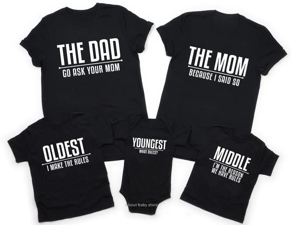 Family Matching T-Shirts | Soft Cotton for All Ages