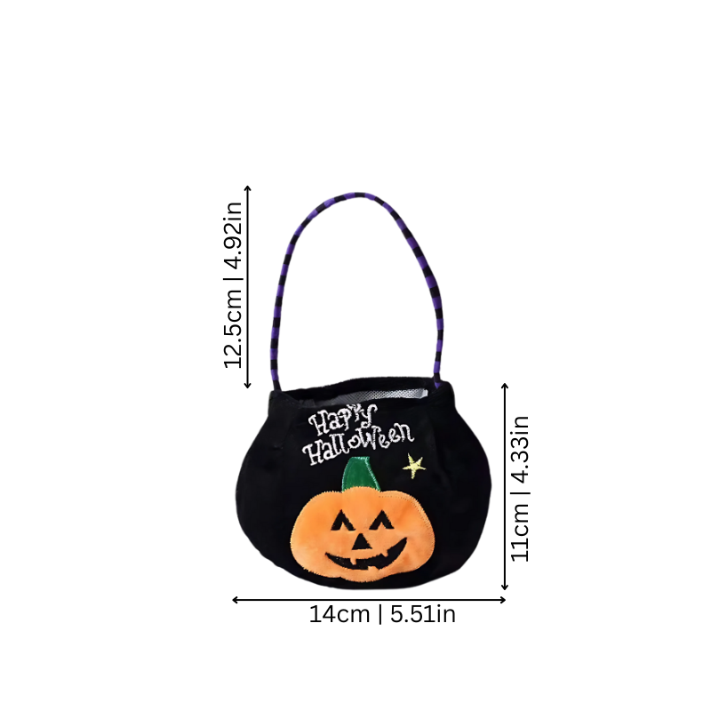Trick-or-Treat Candy Bag | Reusable Halloween Accessory for Kids