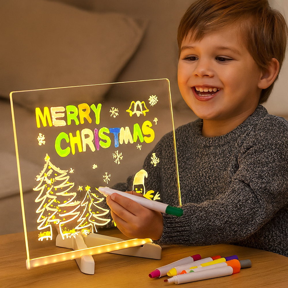LED Drawing Board for Kids | Reusable Creative Art Kit