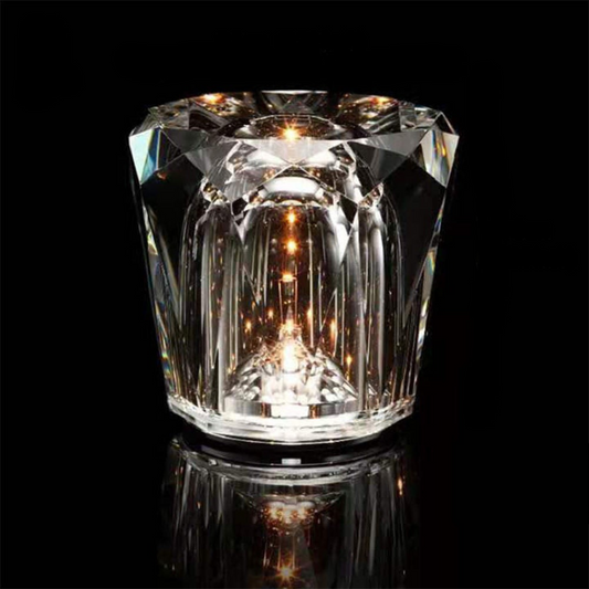 Wireless LED Crystal Lamp | Elegant Design with Long Battery Life