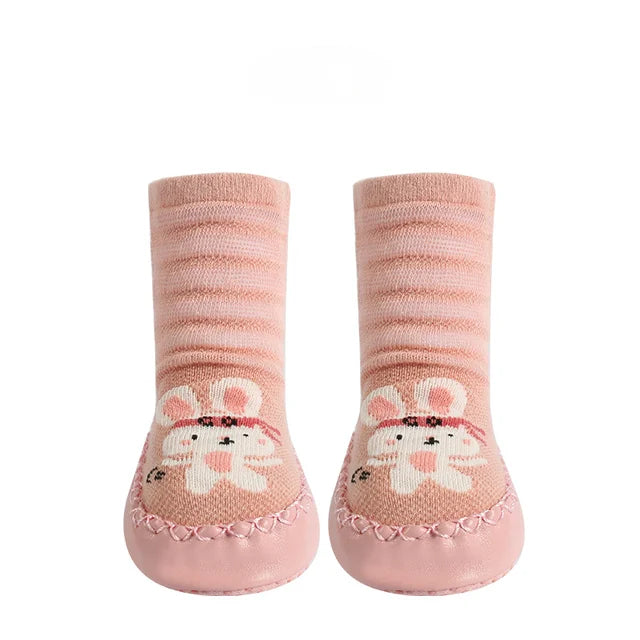 Non-Slip Baby Socks | Cute Animal Print Design