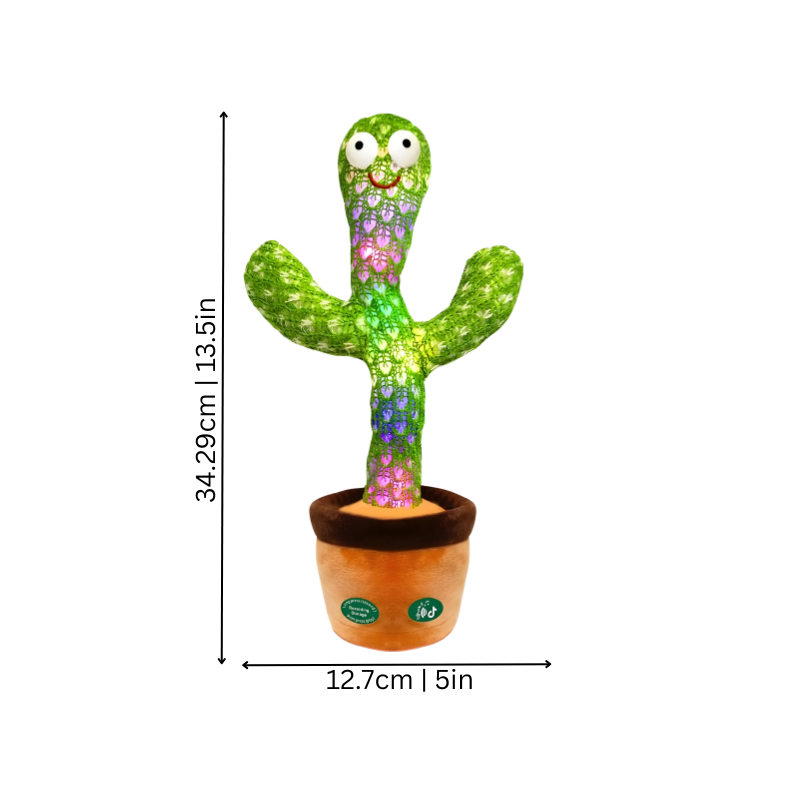 Dancing Cactus Toy | Interactive Singing and Repeating Fun