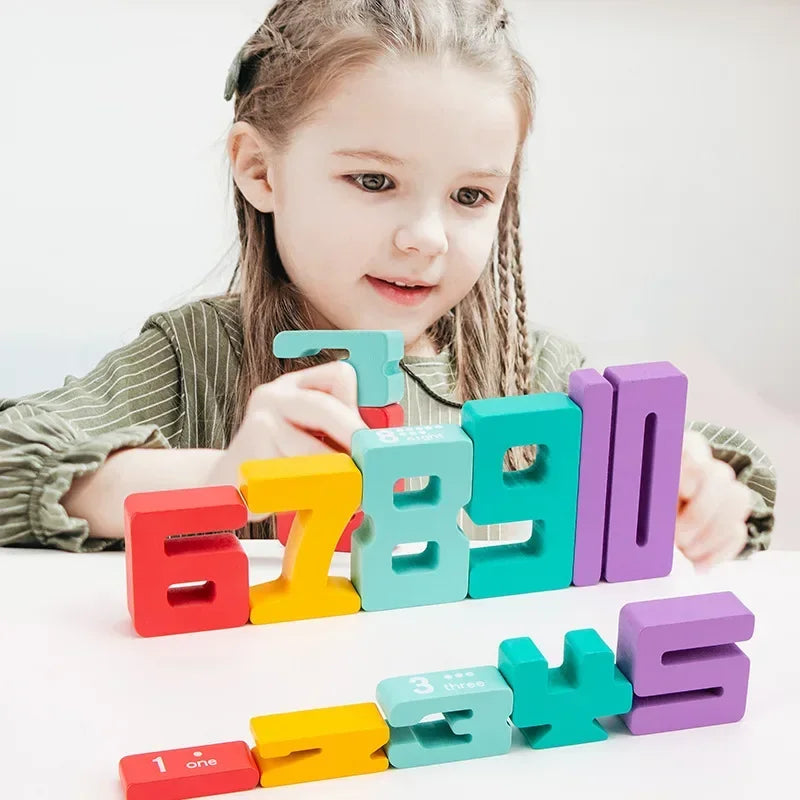 Wooden Learning Blocks for Kids | Creative and Eco-Friendly Play