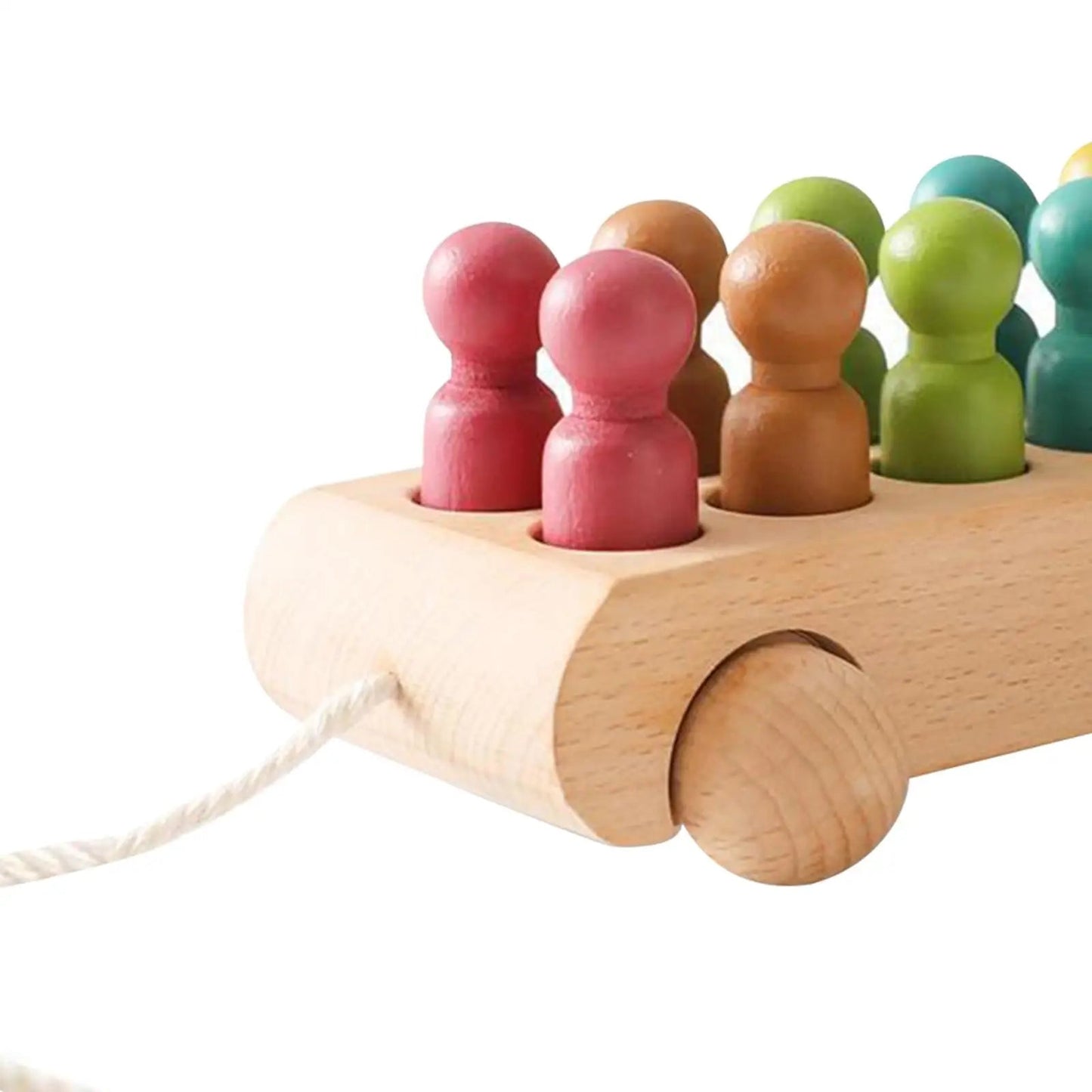 Wooden Doll Car Set | Durable Beech Wood for Creative Play