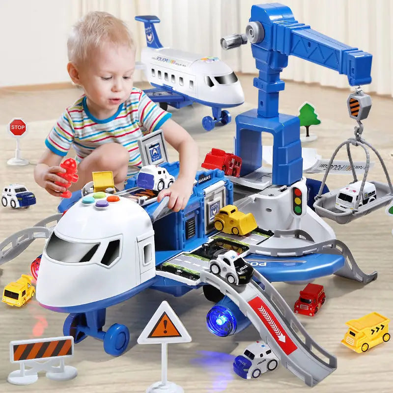 Interactive Toy Plane Set | Engaging Play with Road Accessories
