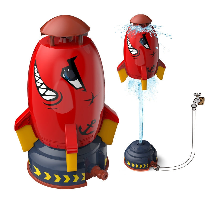 Sprinkler Rocket Toy | Rotating Water Jets with Detachable Design