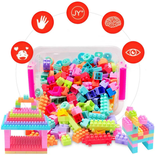 Kids Building Blocks Set | Safe 108-Piece Creative Play