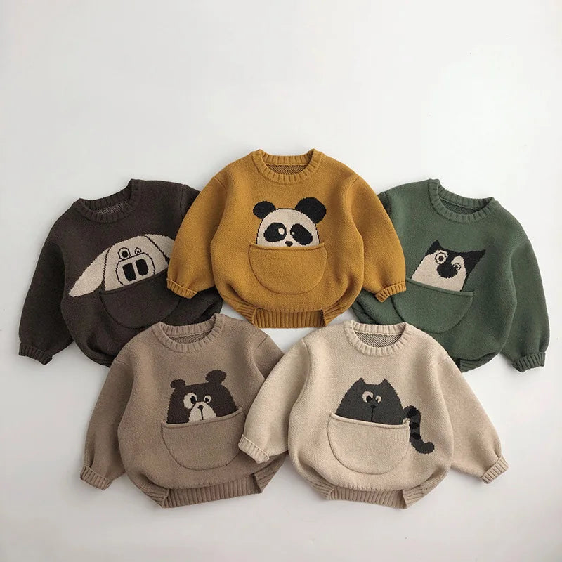 Kids Animal Hoodie | Cozy 100% Cotton with Pouch Pocket