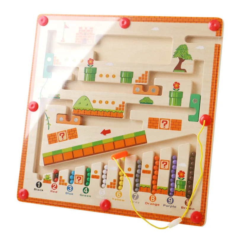 Wooden Magnetic Puzzle Toy | Enhances Creativity and Problem-Solving Skills