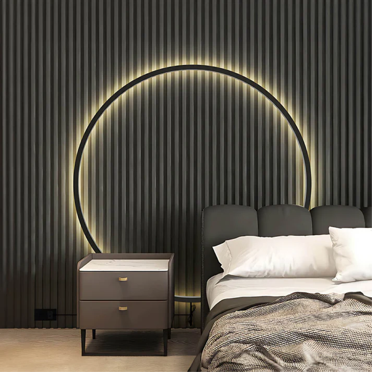 Modern Ring Wall Lamp | Stylish Ambient Lighting Fixture