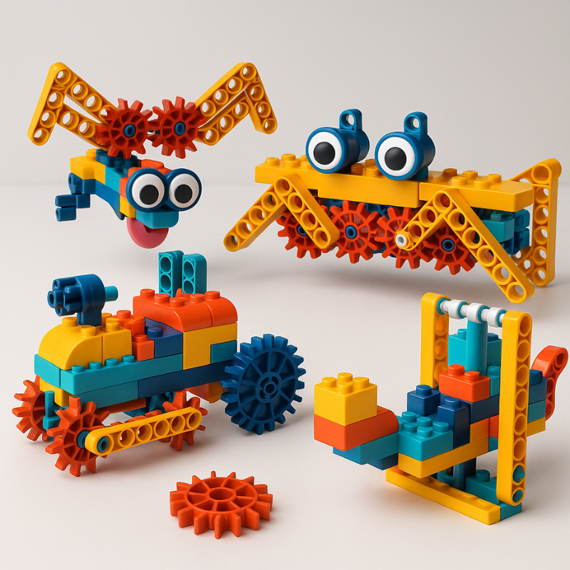 Motorized Construction Toy | Inspires Creativity and Problem-Solving