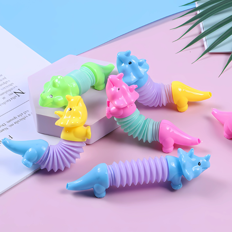 Stretchy Dinosaur Toy Set | Colorful Fun for Creative Play