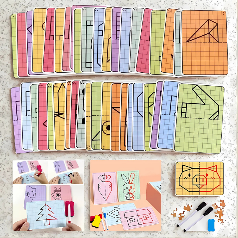 Creative Drawing Set for Kids | Develops Fine Motor Skills and Imagination