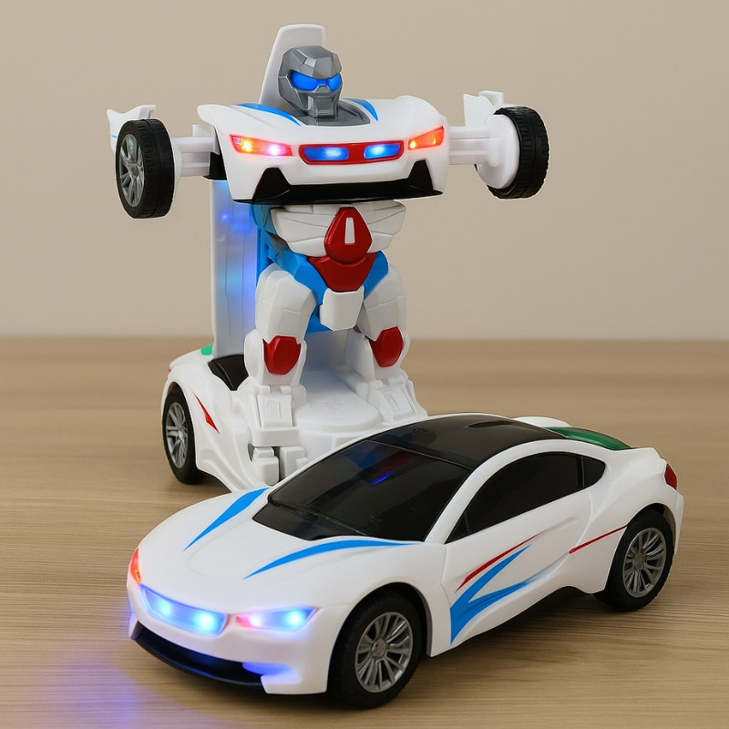 Car-to-Robot Transformer Toy | Stimulates Imagination and Skills