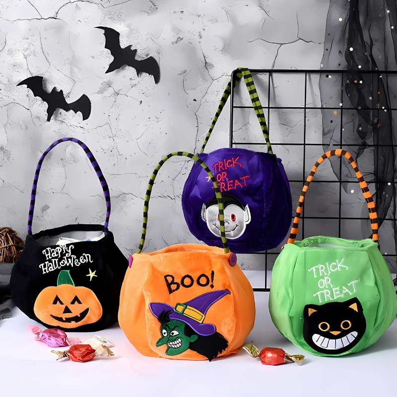 Trick-or-Treat Candy Bag | Reusable Halloween Accessory for Kids