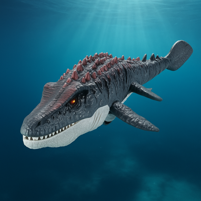Remote-Controlled Swimming Dinosaur | Realistic Splashing Bath Toy