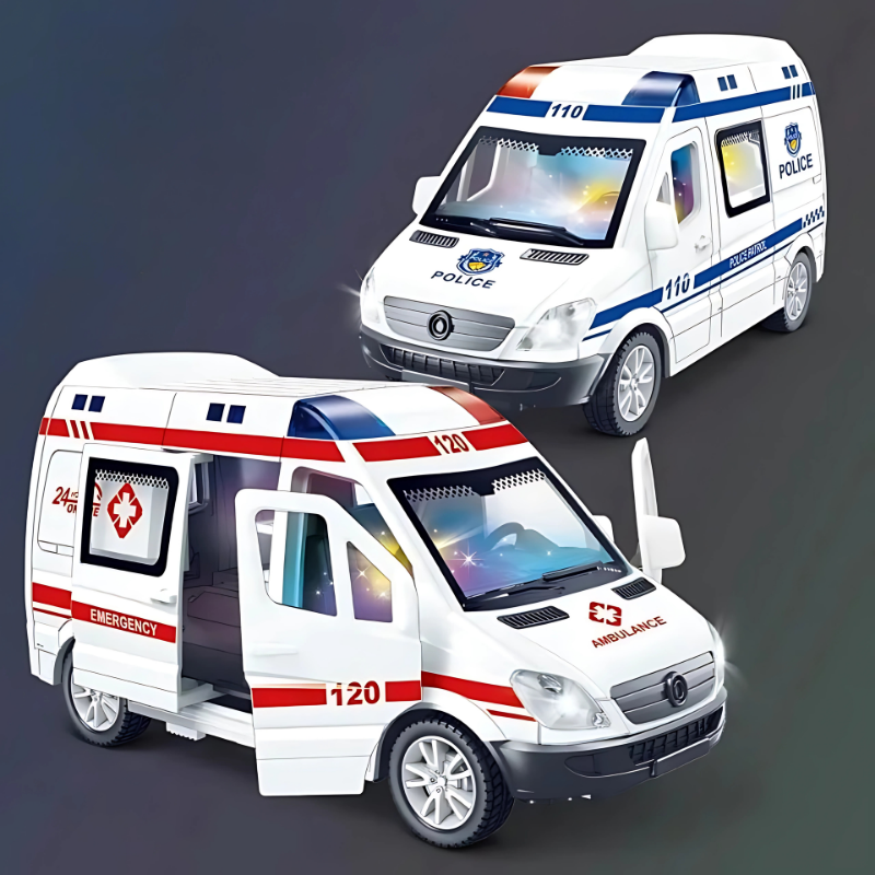 Rescue Vehicle Toy | Realistic Sounds and Lights