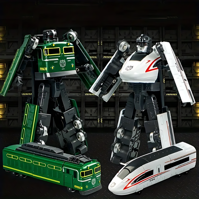 Transformable Train Robot Toy | Stimulates Imagination and Creativity