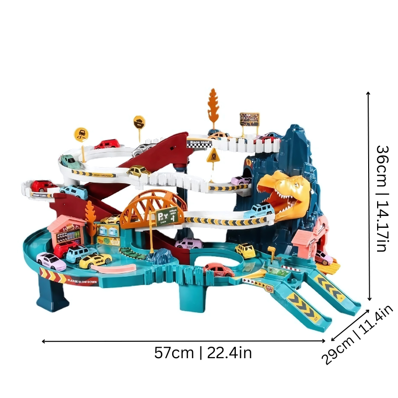 Dinosaur Race Track Set | Develops Fine Motor Skills Through Play