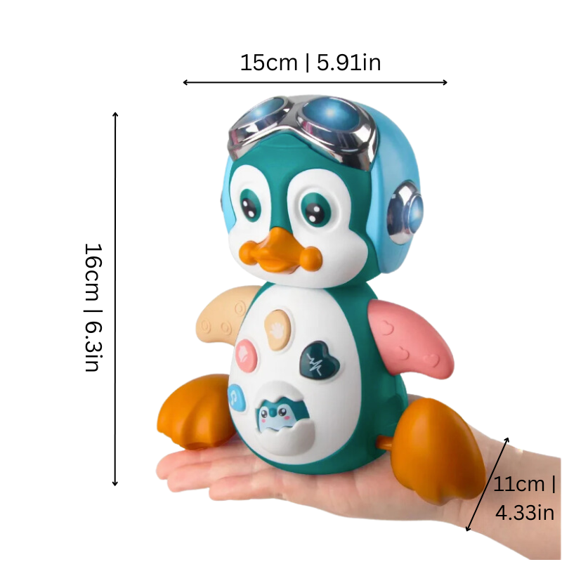 Interactive Musical Penguin Toy | Bright Lights and Soothing Sounds