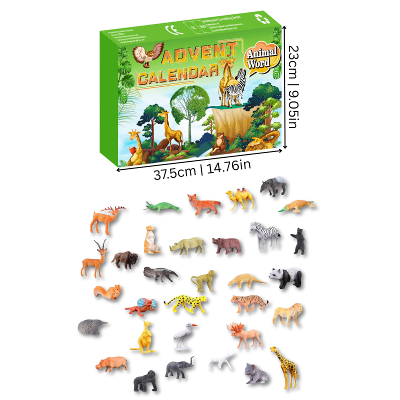 Wild Animal Advent Calendar | 24 Days of Imagination and Fun