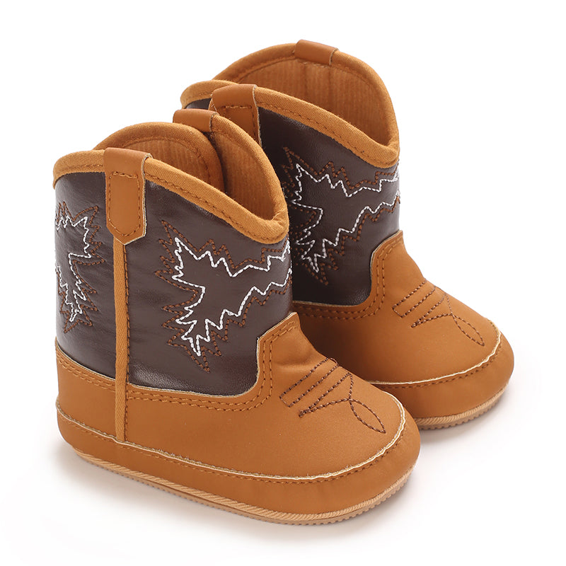 Mini Girls Cowboy Boots | Slip-Resistant Sole & Soft Lining