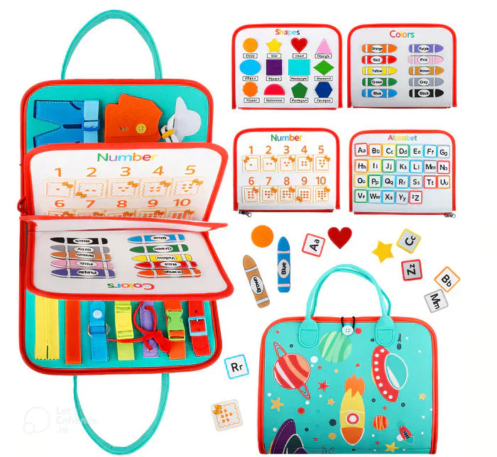 Montessori Sensory Discovery Book | Engaging Colors and Textures for Toddlers