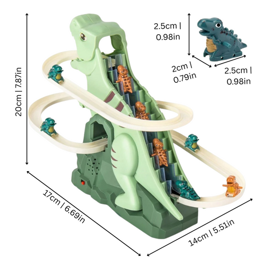 Dinosaur Racing Track Set | Engaging Lights and Music for Active Play