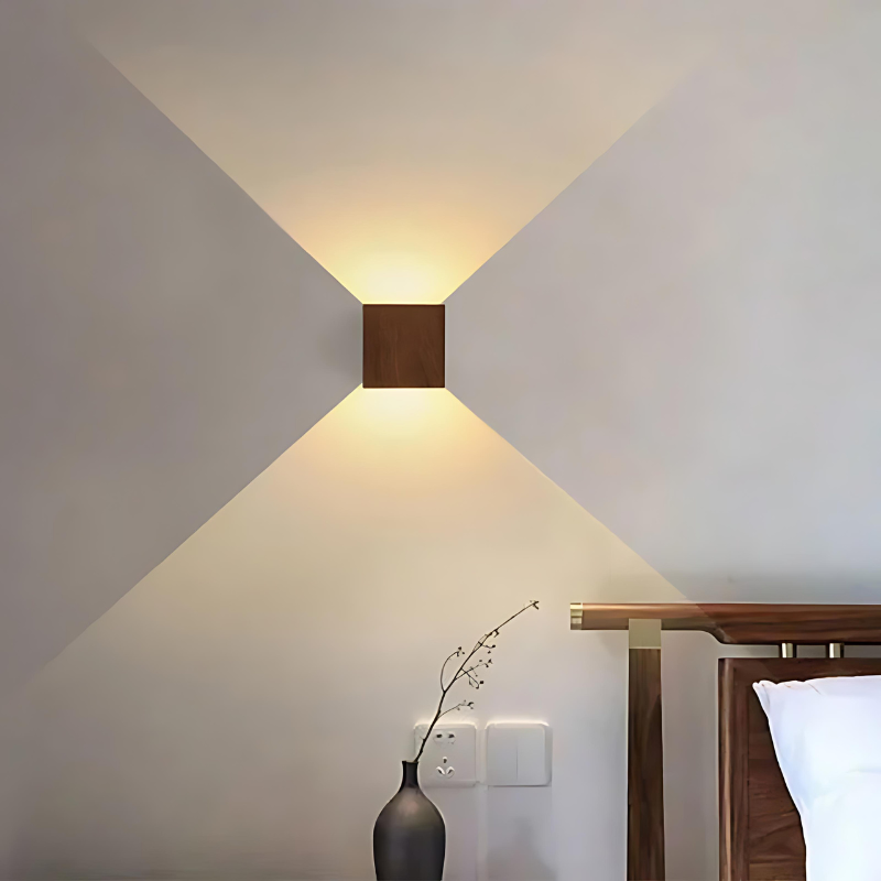 Wooden LED Wall Light | Scandinavian Design for Cozy Spaces