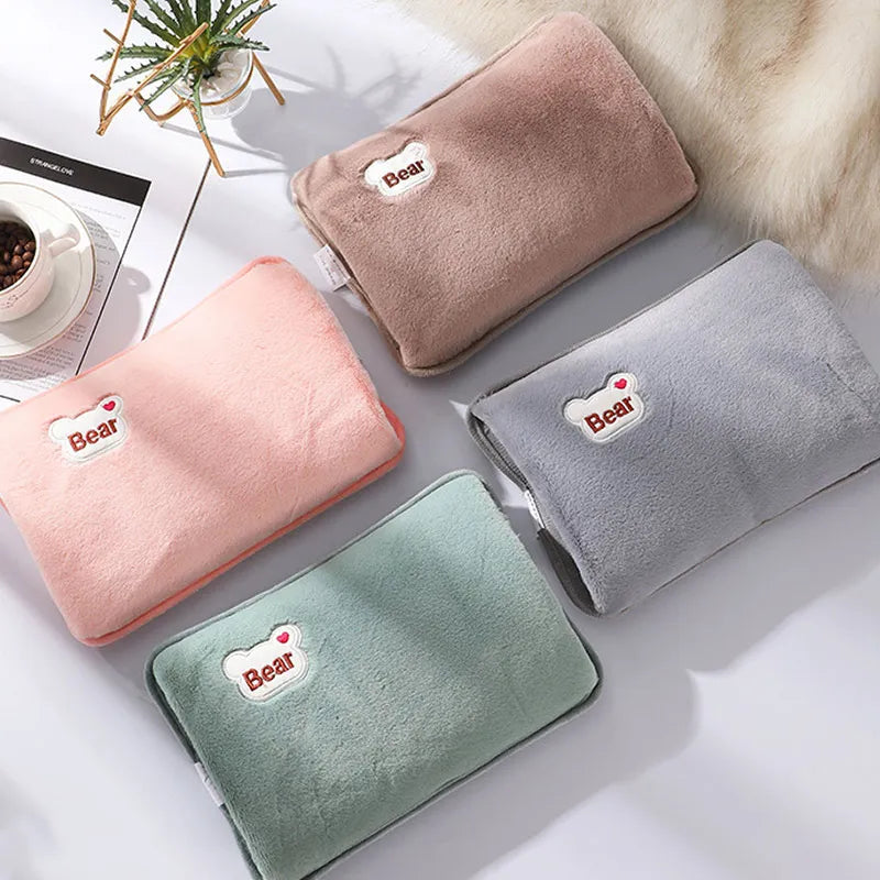 Rechargeable Hot Water Bottle | Soft Plush for Cozy Warmth