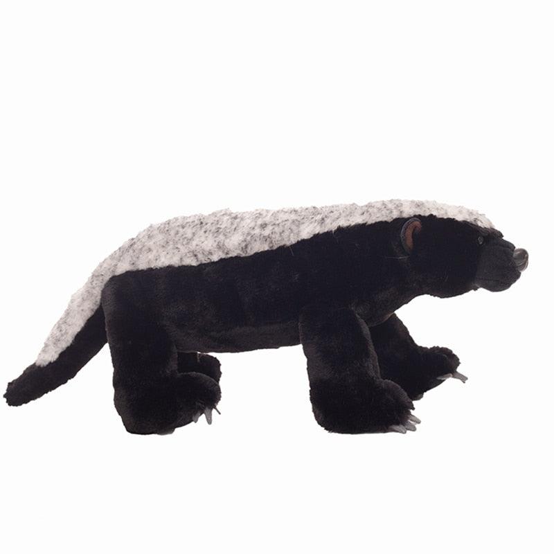 Realistic Honey Badger Plush Toy | Soft, Cuddly Companion for Kids