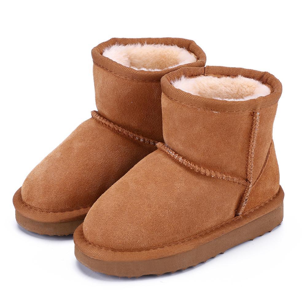 Kids Winter Fleece Boots | Warm, Non-Slip, Easy to Wear