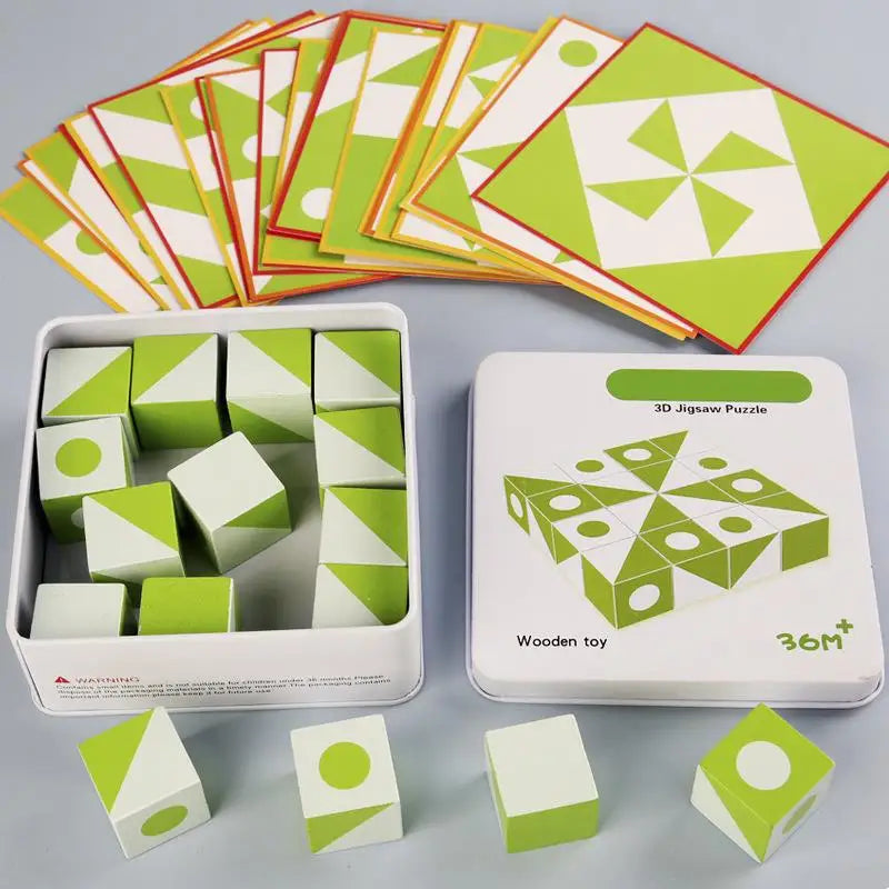 Wooden Puzzle Game for Kids | Creative Problem-Solving Building Toy